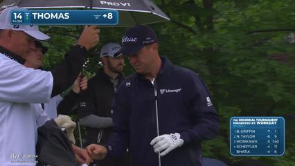 Justin Thomas | Round 2 | 14th hole | Shot 1 | 2025 the Memorial