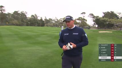 Sepp Straka | Round 3 | 15th hole | Shot 2 | 2025 AT&T Pebble Beach