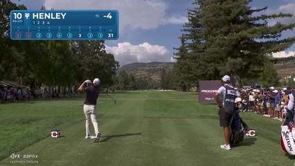 Russell Henley | Round 1 | 10th hole | Shot 1 | 2025 Procore
