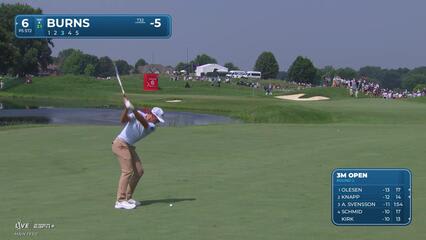 Sam Burns | Round 2 | 6th hole | Shot 3 | 2025 3M Open