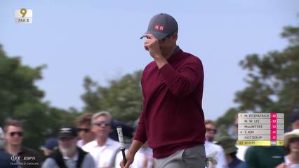 Adam Scott | Round 4 | 9th hole | Shot 4 | 2026 Genesis Scottish Open