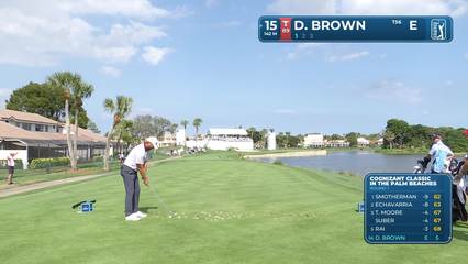 Daniel Brown | Round 1 | 15th hole | Shot 1 | 2026 Cognizant Classic