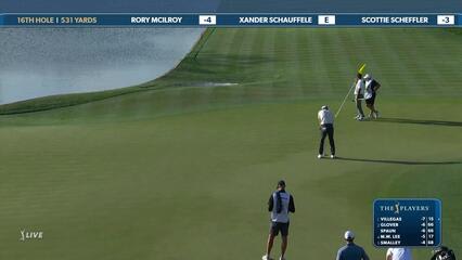 Scottie Scheffler | Round 1 | 16th hole | Shot 5 | 2025 THE PLAYERS