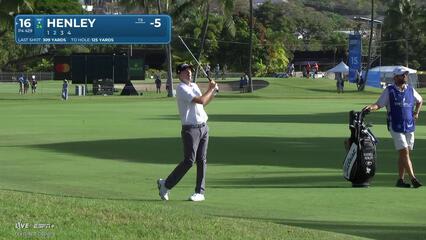 Russell Henley | Round 2 | 16th hole | Shot 2 | 2025 Sony Open