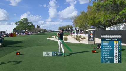 Daniel Berger | Round 2 | 18th hole | Shot 1 | 2026 Arnold Palmer