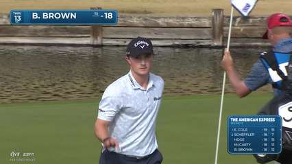Blades Brown | Round 3 | 13th hole | Shot 3 | 2026 The American Express
