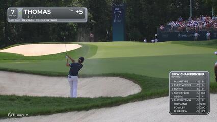 Justin Thomas | Round 2 | 7th hole | Shot 2 | 2025 BMW Championship