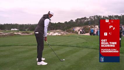 Ludvig Åberg | Round 1 | 4th hole | Shot 1 | 2025 AT&T Pebble Beach