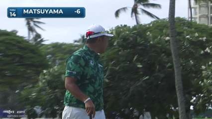 Hideki Matsuyama | Round 3 | 14th hole | Shot 4 | 2026 Sony Open