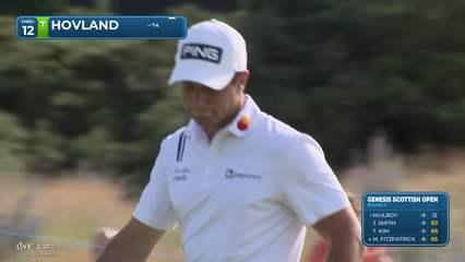 Viktor Hovland | Round 2 | 12th hole | Shot 4 | 2026 Genesis Scottish Open