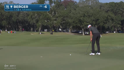 Daniel Berger | Round 2 | 15th hole | Shot 4 | 2025 The RSM Classic