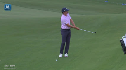 Nico Echavarria | Round 1 | 18th hole | Shot 3 | -1 Houston Open