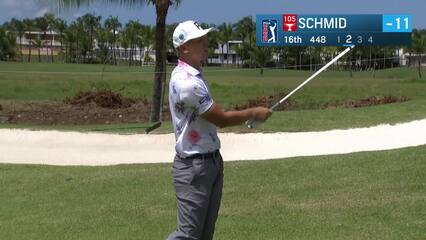Matti Schmid | Round 2 | 16th hole | Shot 2 | 2025 Puerto Rico
