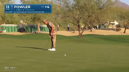 Rickie Fowler | Round 1 | 13th hole | Shot 4 | 2025 WM Phoenix Open