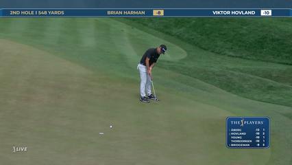 Brian Harman | Round 4 | 2nd hole | Shot 5 | 2026 THE PLAYERS