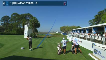 Jhonattan Vegas | Round 2 | 17th hole | Shot 1 | 2026 RBC Heritage