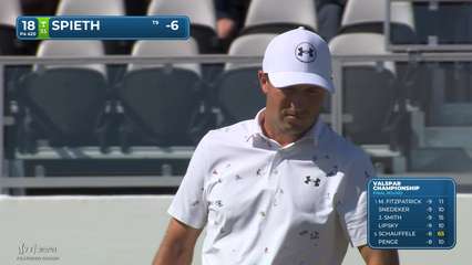 Jordan Spieth | Round 4 | 18th hole | Shot 4 | 2026 Valspar