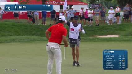 Tom Kim | Round 3 | 13th hole | Shot 4 | 2025 3M Open