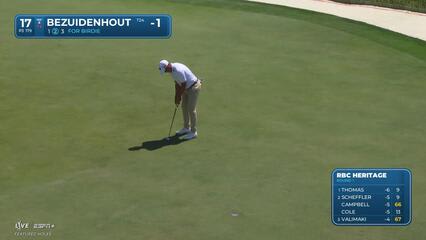 Christiaan Bezuidenhout | Round 1 | 17th hole | Shot 3 | 2025 RBC Heritage