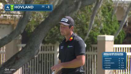 Viktor Hovland | Round 2 | 4th hole | Shot 5 | 2026 Arnold Palmer