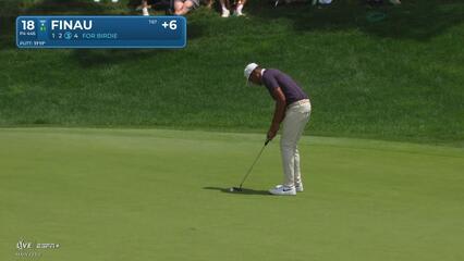 Tony Finau | Round 3 | 18th hole | Shot 3 | 2025 Travelers