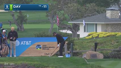 Jason Day | Round 4 | 5th hole | Shot 1 | 2026 AT&T Pebble Beach