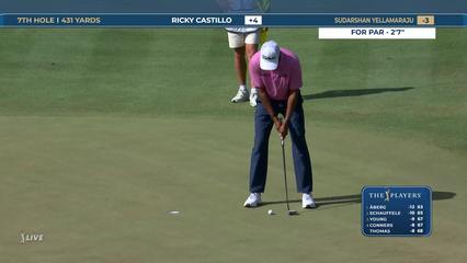 Sudarshan Yellamaraju | Round 3 | 7th hole | Shot 4 | 2026 THE PLAYERS