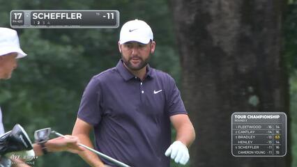 Scottie Scheffler | Round 3 | 17th hole | Shot 2 | 2025 TOUR Championship
