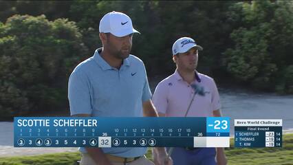Scottie Scheffler | Round 4 | 14th hole | Shot 3 | 2024 Hero World Challenge