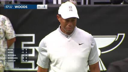 Tiger Woods | 2023 Genesis | Round 3 | 17th hole | Shot 5