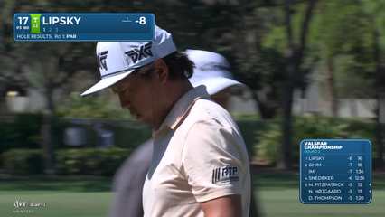 David Lipsky | Round 2 | 17th hole | Shot 1 | 2026 Valspar