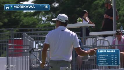 Collin Morikawa | Round 3 | 17th hole | Shot 5 | 2025 Rocket Classic
