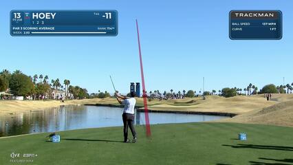 Rico Hoey | Round 4 | 13th hole | Shot 1 | 2025 The American Express