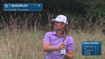 Aaron Baddeley | Round 3 | 15th hole | Shot 2 | 2025 Wyndham