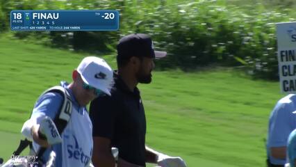 Tony Finau | Round 4 | 18th hole | Shot 2 | 2025 The Sentry