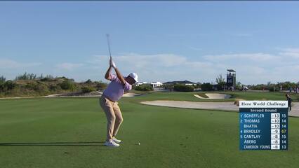 Scottie Scheffler | Round 2 | 16th hole | Shot 2 | 2024 Hero World Challenge