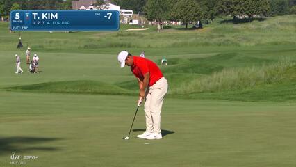 Tom Kim | Round 3 | 5th hole | Shot 4 | 2025 3M Open