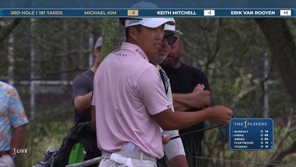 Michael Kim | Round 1 | 3rd hole | Shot 3 | 2026 THE PLAYERS