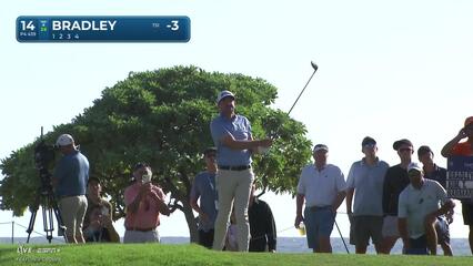 Keegan Bradley | Round 2 | 14th hole | Shot 1 | 2025 Sony Open