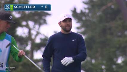 Scottie Scheffler | Round 2 | 10th hole | Shot 2 | 2026 AT&T Pebble Beach