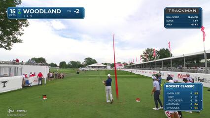Gary Woodland | Round 1 | 15th hole | Shot 1 | 2025 Rocket Classic