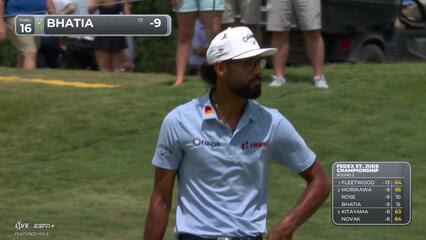 Akshay Bhatia | Round 2 | 16th hole | Shot 5 | 2025 FedEx St. Jude