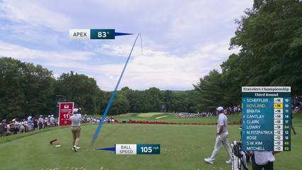 Viktor Hovland | Round 3 | 11th hole | Shot 1 | 2026 Travelers