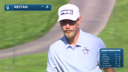 Kristoffer Reitan | Round 2 | 16th hole | Shot 3 | 2026 Farmers