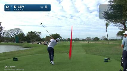 Davis Riley | Round 2 | 12th hole | Shot 1 | 2025 Mexico Open