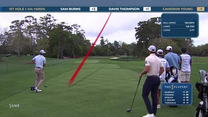 Cameron Young | Round 1 | 1st hole | Shot 1 | 2026 THE PLAYERS