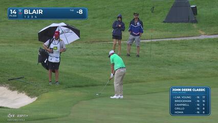 Zac Blair | Round 4 | 14th hole | Shot 2 | 2025 John Deere