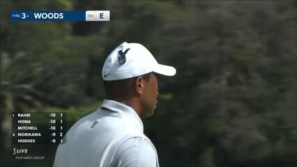 Tiger Woods | 2023 Genesis | Round 3 | 12th hole | Shot 4