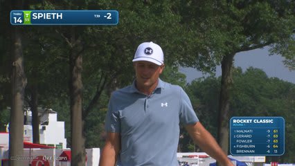 Jordan Spieth | Round 1 | 14th hole | Shot 4 | 2026 Rocket Classic