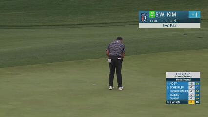 Si Woo Kim | Round 1 | 11th hole | Shot 4 | 2025 THE CJ CUP